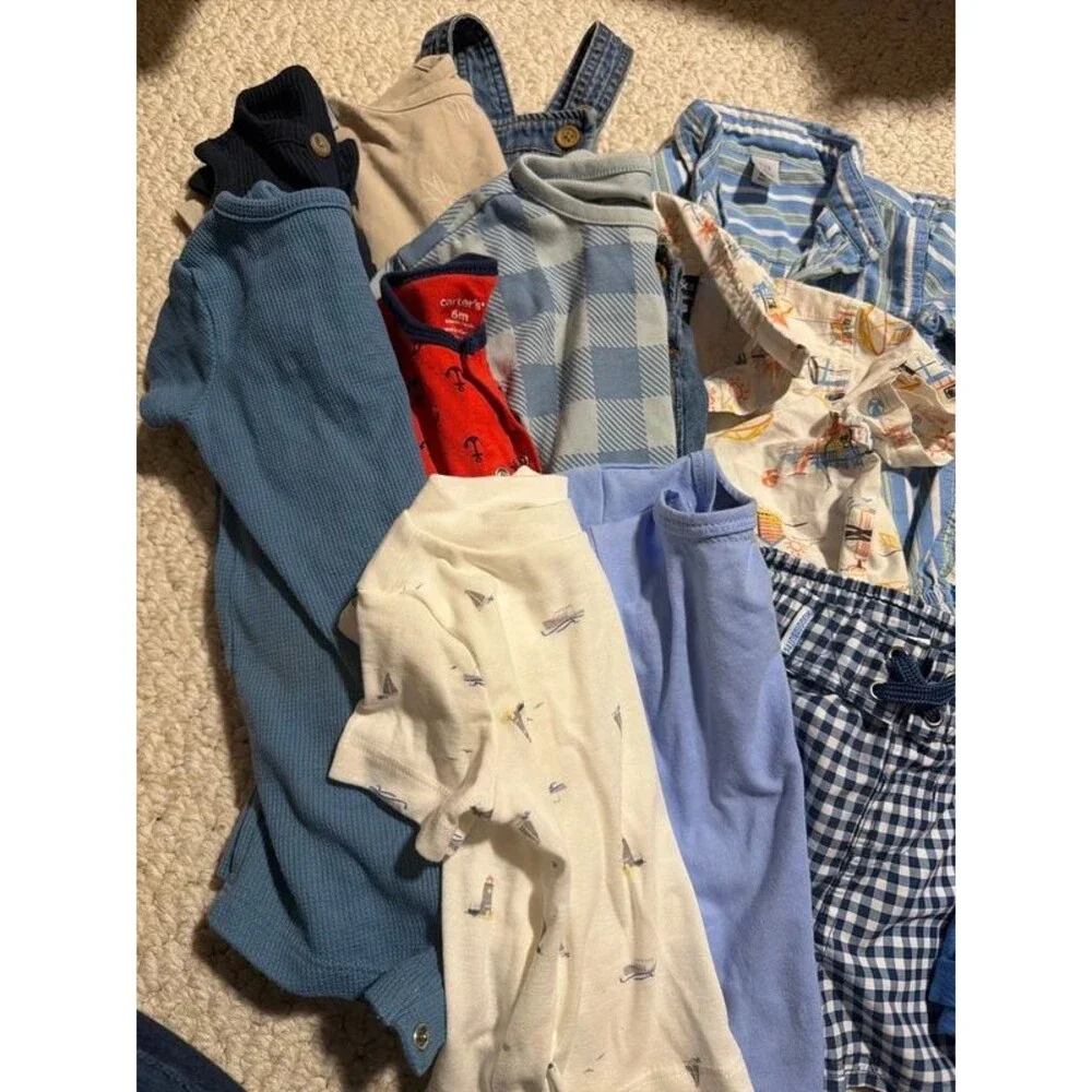 17 pc 3/6m boy summer spring lot